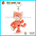 2015 new arrival! High quality for plush fox keychain